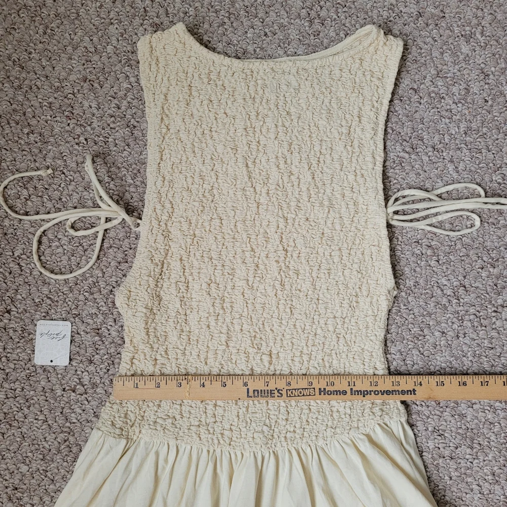 Free People Cream Tiered Maxi Dress - Picture 12 of 13